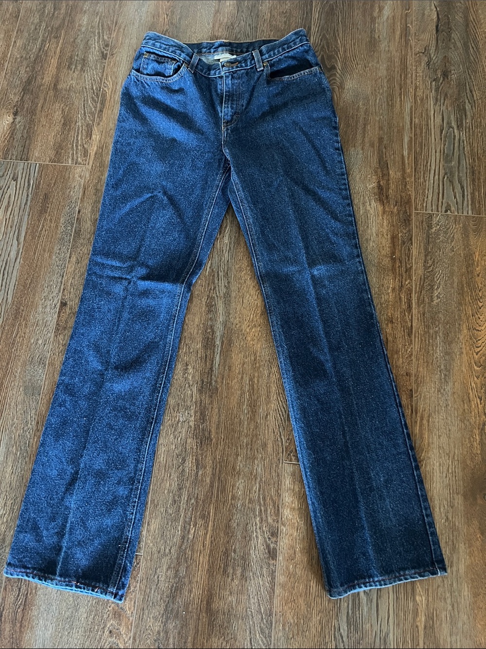 Women’s Straight Leg Jeans - Dark Blue